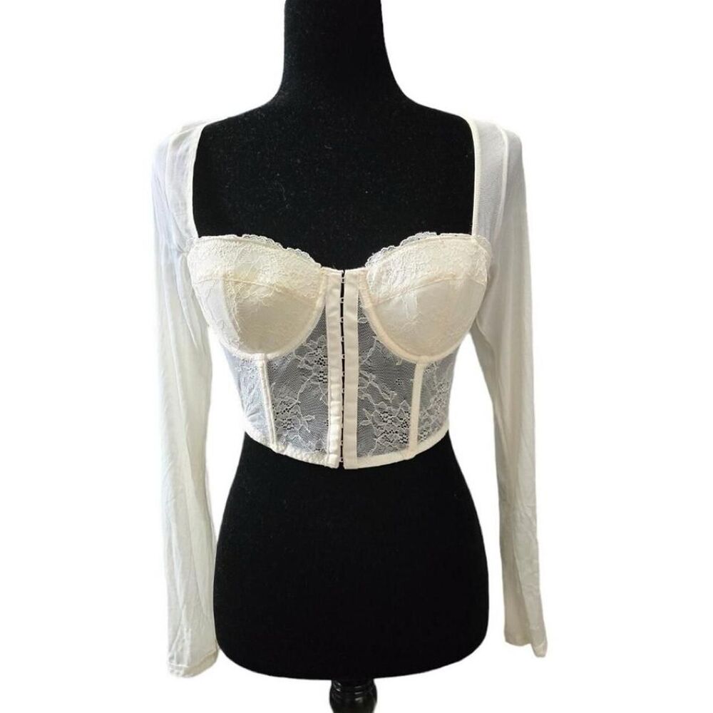 Lace Cream Corset New with Tags